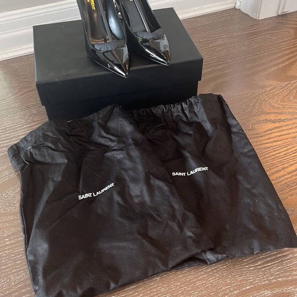 ✨SAINT LAURENT✨ Black Opyum 85 Heels - NWT - Brand New - Picture 10 of 11